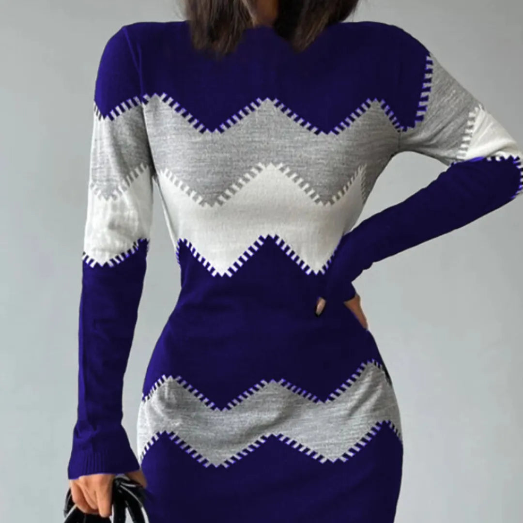 ZigZag Chic Dress — Image 7 — Allury Wear UK