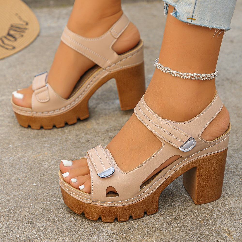 Velora Platform Block Heel Sandals