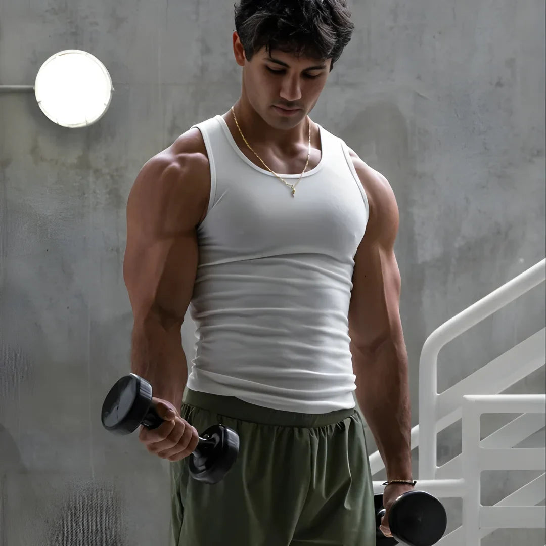 Premium Ultra-Soft Cotton Tank Top — Image 6 — Allury Wear UK