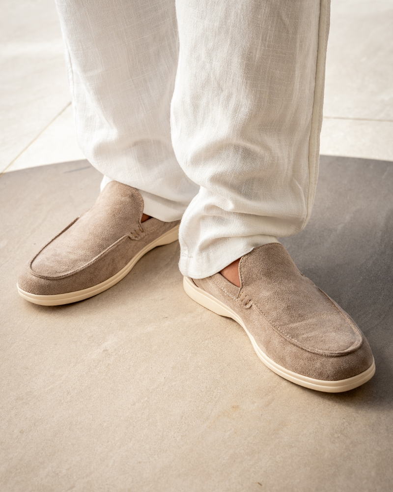 Men's Suede Slip-On Loafers
