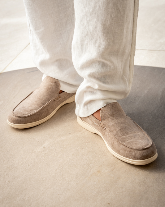 Men's Suede Slip-On Loafers