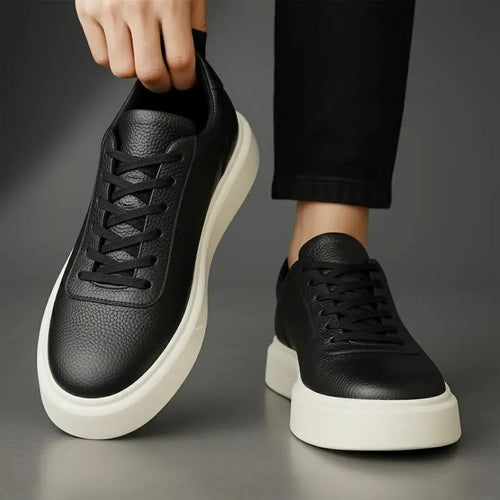Sterling Classic Leather Trainers — Image 1 — Allury Wear UK