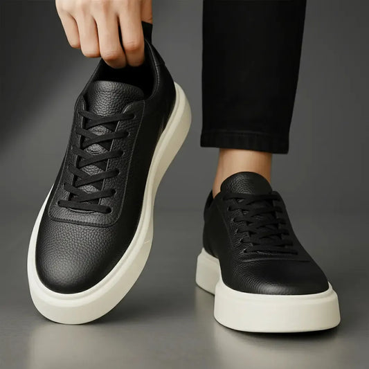 Sterling Classic Leather Trainers — Image 1 — Allury Wear UK