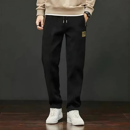 Fleece-Lined Corduroy Trousers — Image 3 — Allury Wear UK