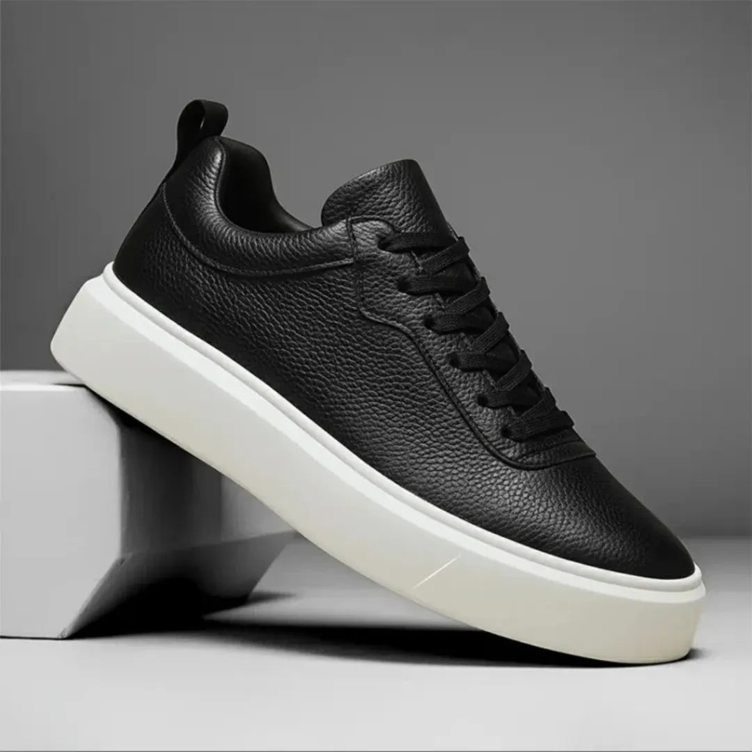 Sterling Classic Leather Trainers — Image 3 — Allury Wear UK