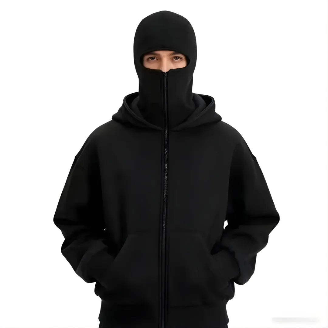Aura Smart Hoodie with Balaclava — Image 7 — Allury Wear UK