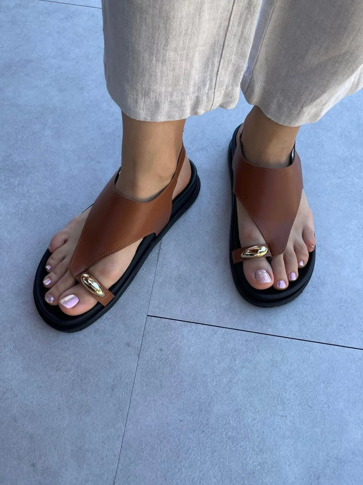 Ultra Comfort Orthopaedic Sandals — Image 6 — Allury Wear UK