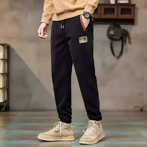 Fleece-Lined Corduroy Trousers — Image 1 — Allury Wear UK