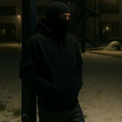 Aura Smart Hoodie with Balaclava — Image 2 — Allury Wear UK