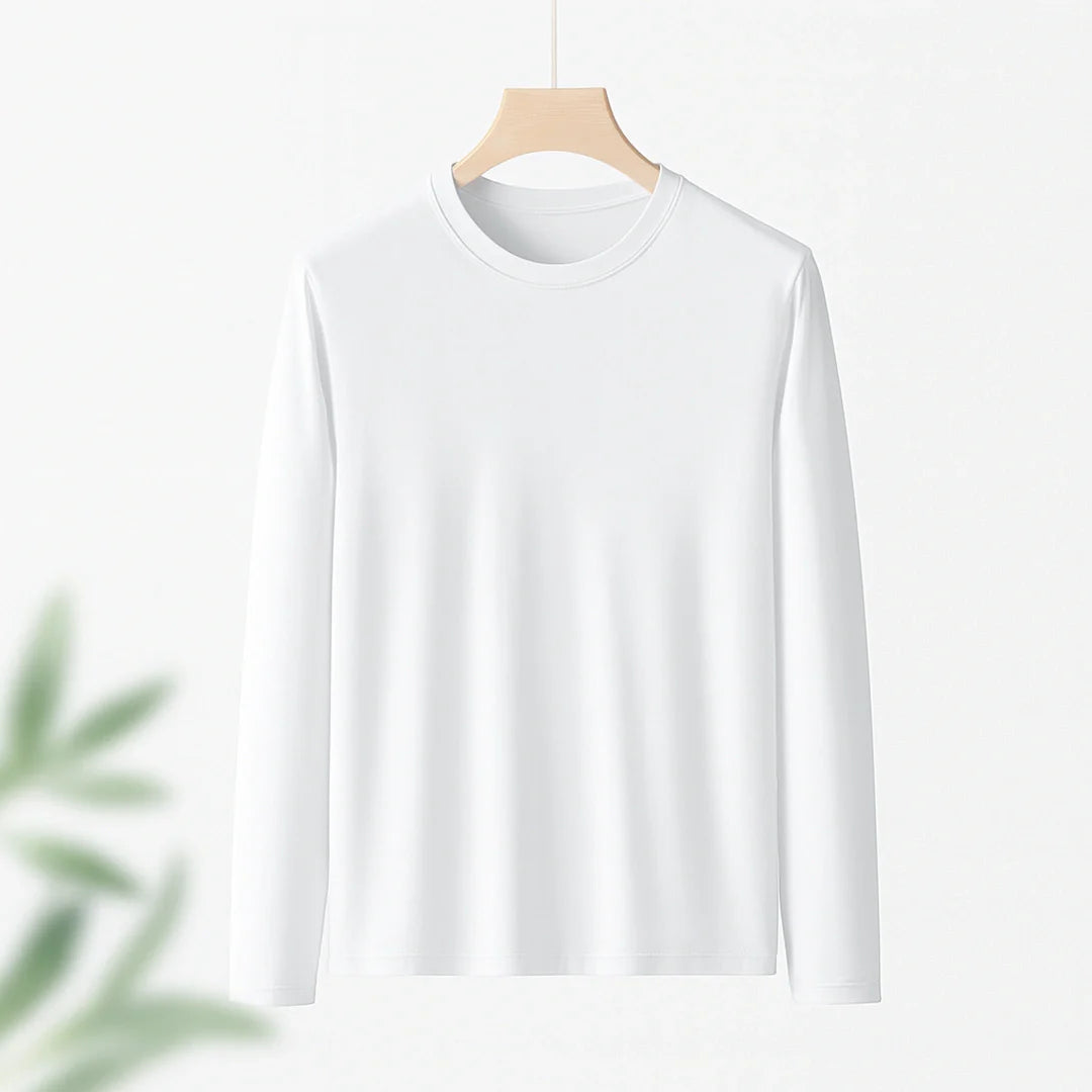 Men's Lenzing Modal Long Sleeve Tee — Image 4 — Allury Wear UK