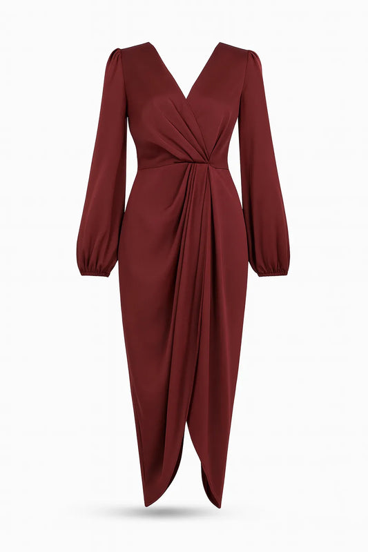 Vestido Drapé Elegance