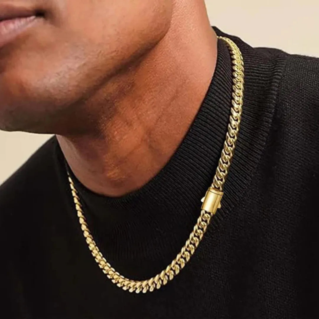 Minimal Cuban Style Link Chain — Image 9 — Allury Wear UK
