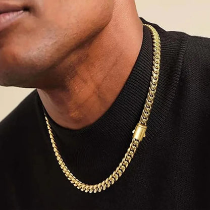 Minimal Cuban Style Link Chain — Image 9 — Allury Wear UK