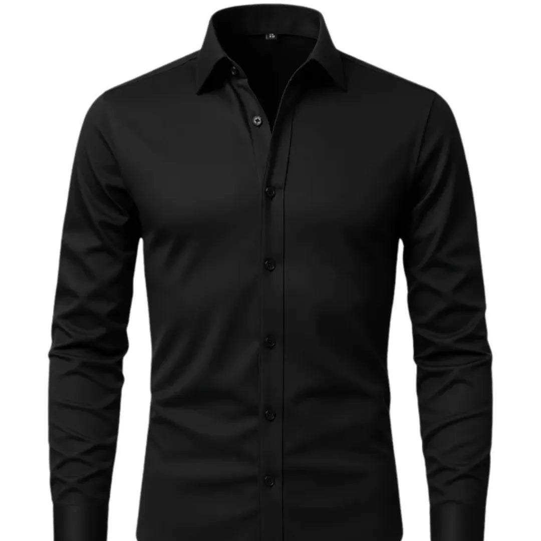 Novara Premium Easy-Care Dress Shirt — Image 4 — Allury Wear UK