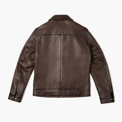 Men's Premium Classic Leather Jacket — Image 14 — Allury Wear UK