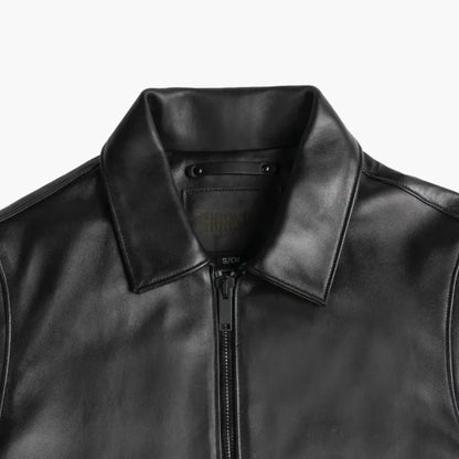 Men's Premium Classic Leather Jacket — Image 7 — Allury Wear UK