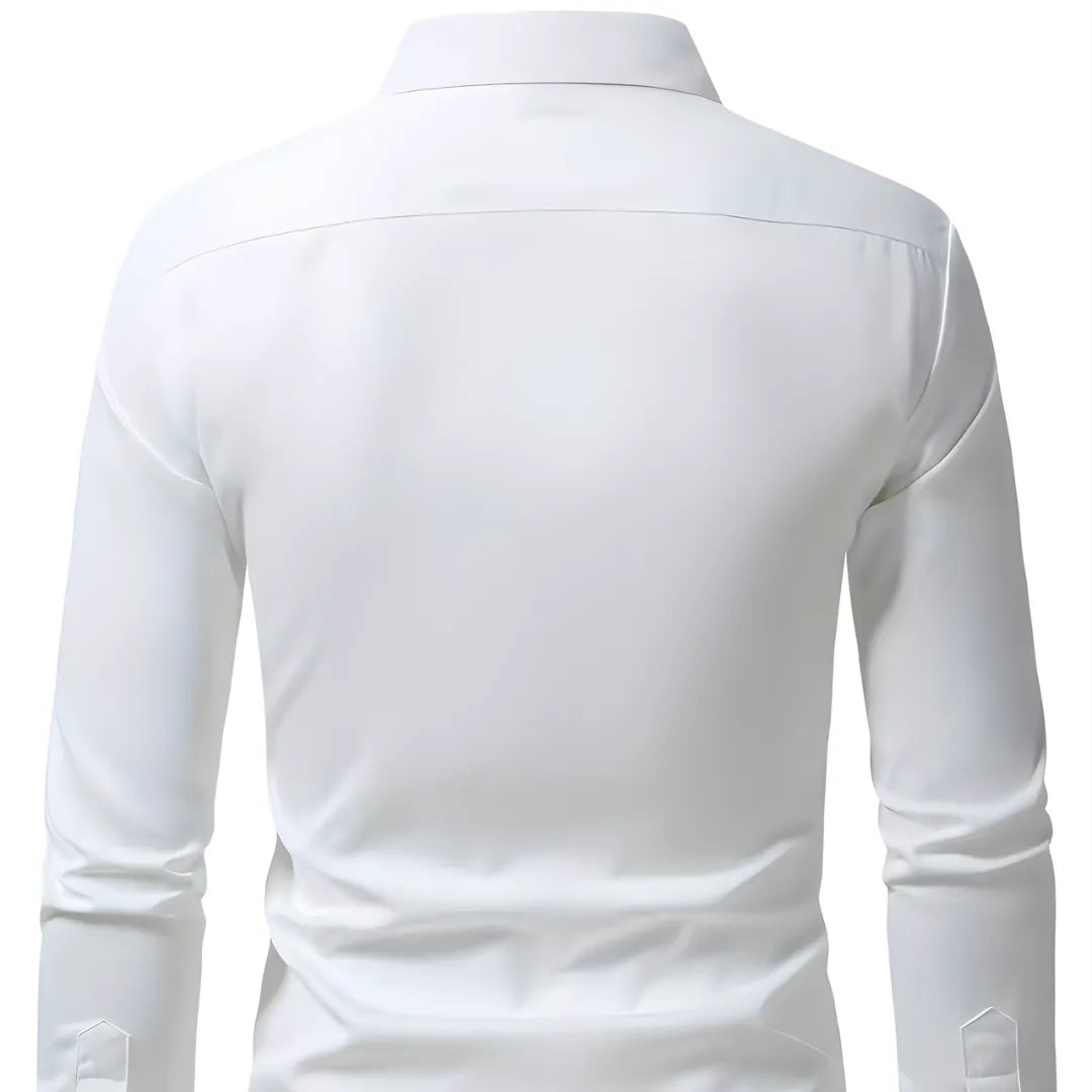 Novara Premium Easy-Care Dress Shirt — Image 9 — Allury Wear UK