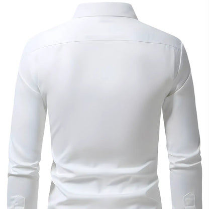 Novara Premium Easy-Care Dress Shirt — Image 9 — Allury Wear UK