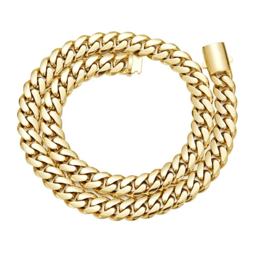 Minimal Cuban Style Link Chain — Image 7 — Allury Wear UK
