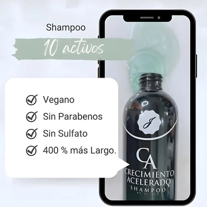 Shampoo Crecimiento Acelerado Premium [Compra 1 y llévate 2]