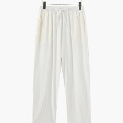 Santorini Linen Trousers — Image 3 — Allury Wear UK
