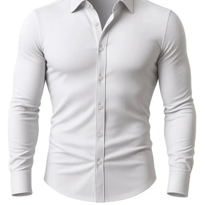 Novara Premium Easy-Care Dress Shirt — Image 6 — Allury Wear UK