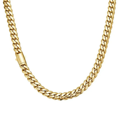 Minimal Cuban Style Link Chain — Image 3 — Allury Wear UK