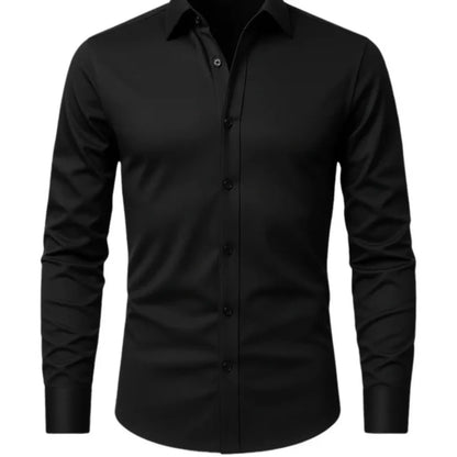 Novara Premium Easy-Care Dress Shirt — Image 3 — Allury Wear UK