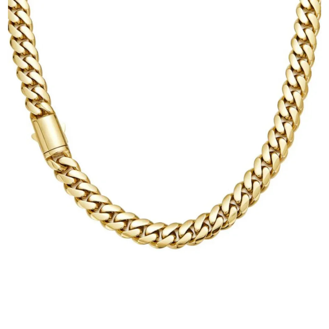 Minimal Cuban Style Link Chain — Image 1 — Allury Wear UK