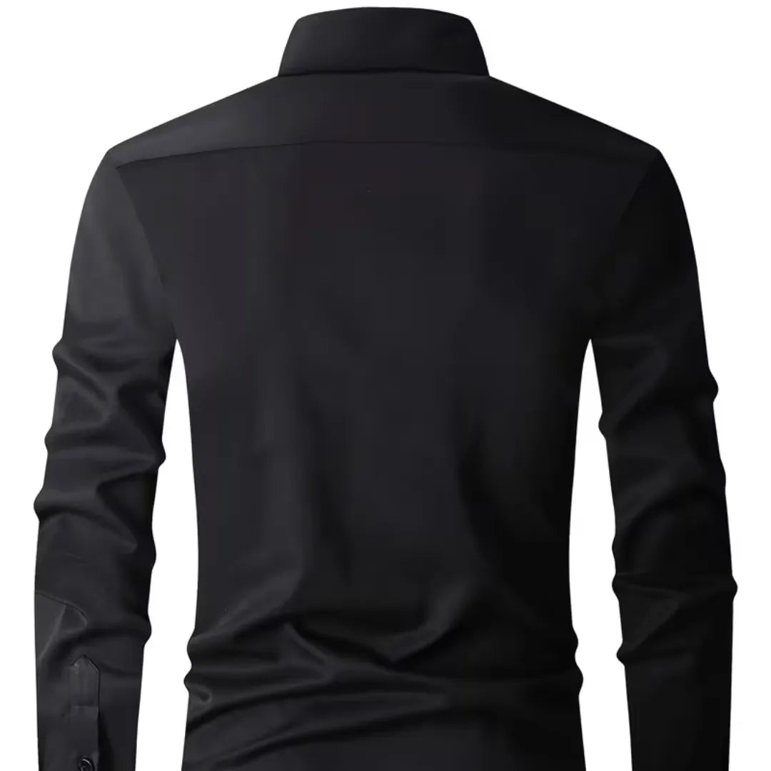 Novara Premium Easy-Care Dress Shirt — Image 5 — Allury Wear UK