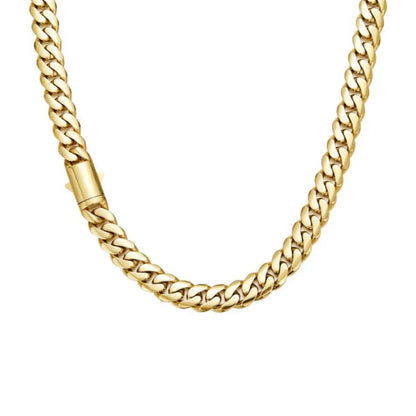 Minimal Cuban Style Link Chain — Image 2 — Allury Wear UK