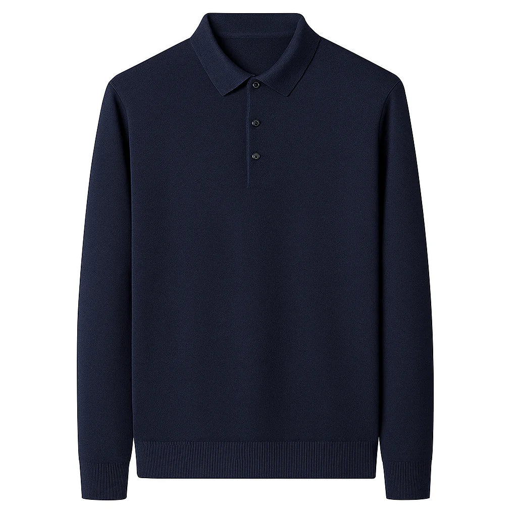 Oxford Knit Polo Sweater — Image 4 — Allury Wear UK