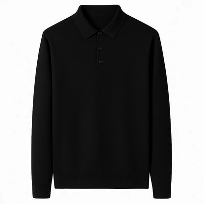 Oxford Knit Polo Sweater — Image 6 — Allury Wear UK