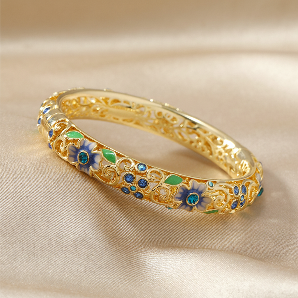 Floral Bangles — Image 3 — Allury Wear UK