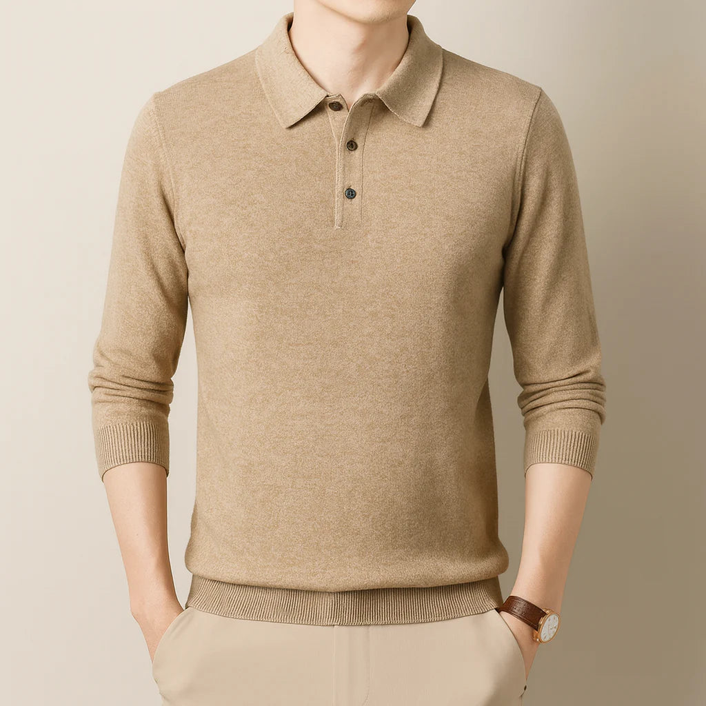 Oxford Knit Polo Sweater — Image 9 — Allury Wear UK