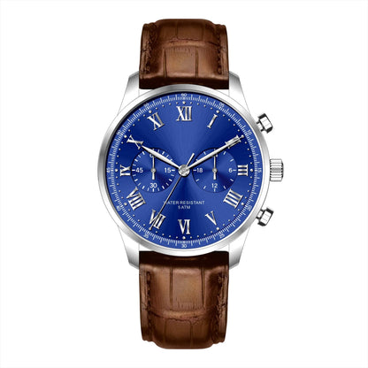 The Apex Leather Chronograph — Image 5 — Allury Wear UK