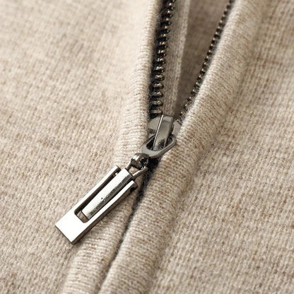 Cashmere Blend Zip Hoodie - image 7