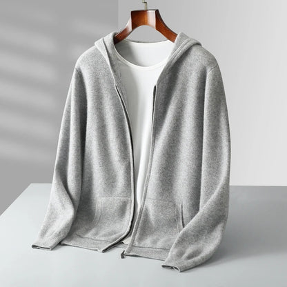 Cashmere Blend Zip Hoodie - image 5