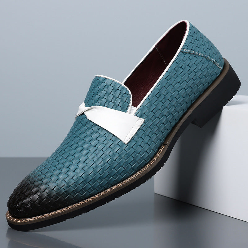 Woven Leather Slip-On Loafers - image 2