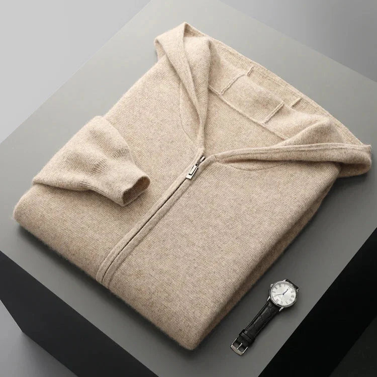 Cashmere Blend Zip Hoodie - image 8