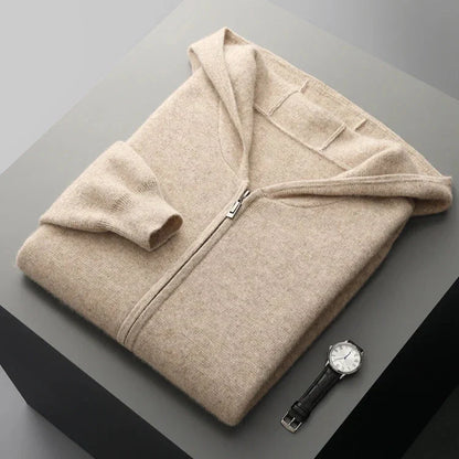 Cashmere Blend Zip Hoodie - image 8