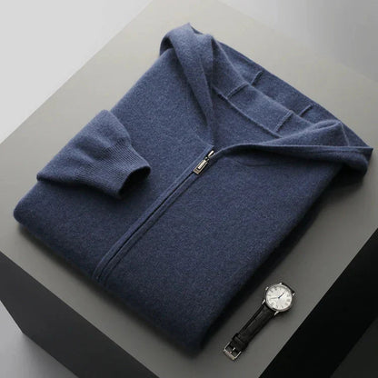 Cashmere Blend Zip Hoodie - image 9