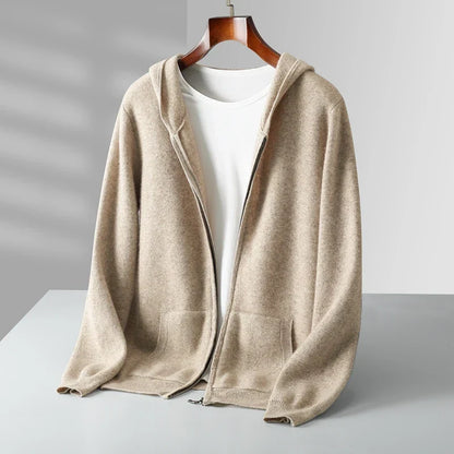 Cashmere Blend Zip Hoodie - image 2