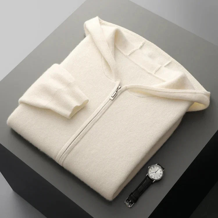 Cashmere Blend Zip Hoodie - image 11