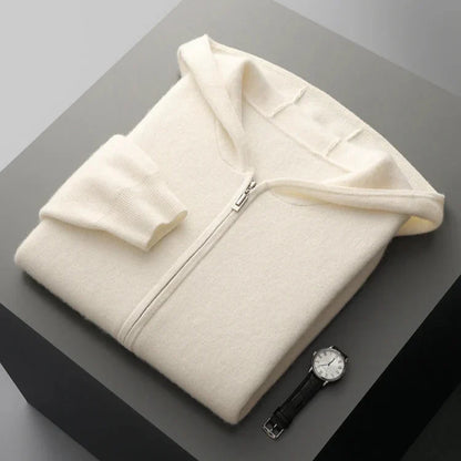 Cashmere Blend Zip Hoodie - image 11
