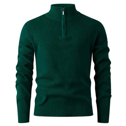 Halden Quarter Zip Knit Sweater — Image 6 — Allury Wear UK