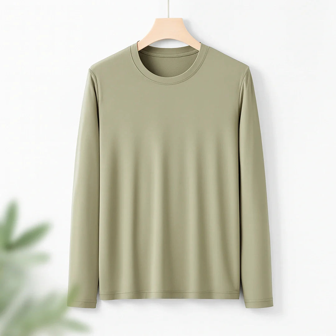 Men's Lenzing Modal Long Sleeve Tee — Image 8 — Allury Wear UK