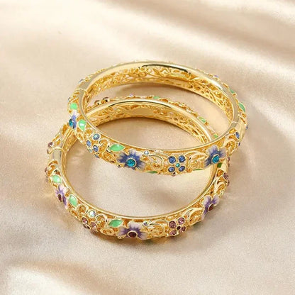 Floral Bangles — Image 5 — Allury Wear UK