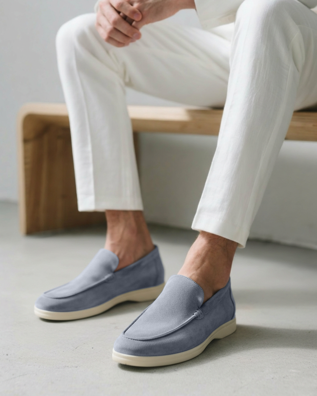 Men's Suede Slip-On Loafers - image 10
