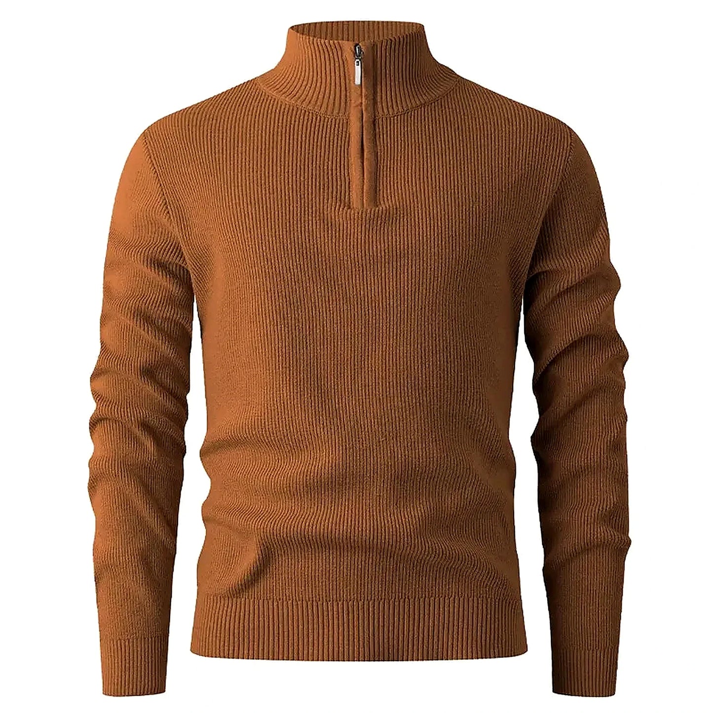 Halden Quarter Zip Knit Sweater — Image 3 — Allury Wear UK